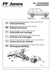 Pf Jones 19190505PF Instrucciones De Montaje