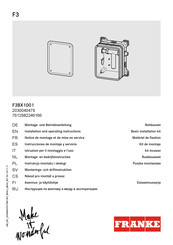 Franke 2030040479 Instrucciones De Montaje Y Servicio