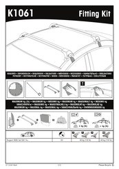 Yakima K1061 Instrucciones De Montaje