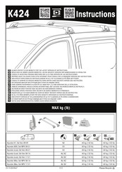 Yakima K424 Manual Del Usuario