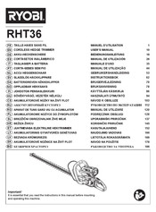 Ryobi RHT36 Manual De Utilización