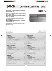 Paso R408-Fx Instrucciones De Empleo