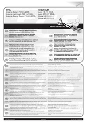 ECS Electronics OP-052-B1 Instrucciones De Montaje