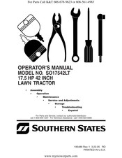 Southern States SO17542LT Manual Del Operador