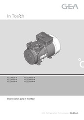 GEA Bock HA22P/190-4 Instrucciones Para El Montaje