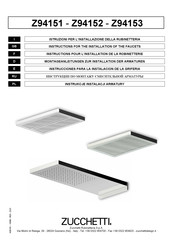 ZUCCHETTI Z94153 Instrucciones Para La Instalación