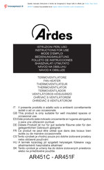 ARDES AR451F Folleto De Instrucciones