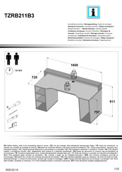 Forte TZRB211B3 Instrucciones De Montaje