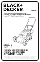 Black and Decker GR3400 Manual De Instrucciones