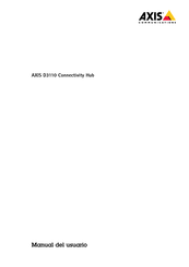 Axis Communications D3110 Manual Del Usuario