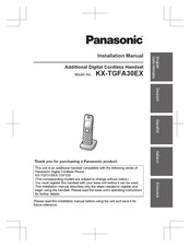 Panasonic KX-TGFA30EX Manual De Instalación