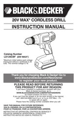 BLACK&DECKER LD120CBF Manual De Instrucciones