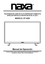 Naxa NT-2500 Manual De Operación