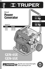 Truper GEN-45X Manual