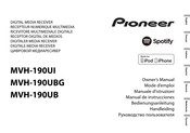 Pioneer MVH-190UI Manual De Instrucciones