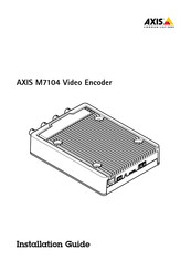 Axis M7104 Guia De Instalacion