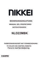 Nikkei NLD22MBK Manual Del Propietário