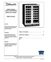 Danby Silhouette DWC2121BLS Manual Del Usuario