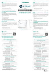 Airzone AZAI6ZWE Serie Manual De Instrucciones