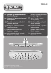 Cornat TECBW3401 Instrucciones De Montaje Y Empleo