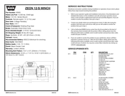 Warn 95950 Instrucciones De Mantenimiento