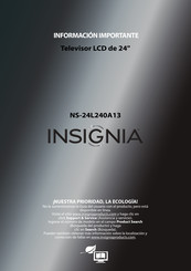 Insignia NS-24L240A13 Información Importante