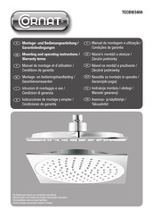 Cornat TECBW3404 Instrucciones De Montaje Y Empleo