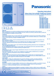 Panasonic WH-MDC14C6E5 Manual Del Usuario