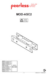 peerless-AV MOD-ASC2 Manual Del Usuario