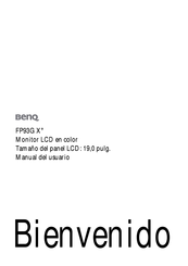 BenQ FP93G X+ Manual Del Usuario