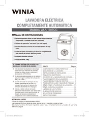 WINIA WLA-130TCG Manual De Instrucciones