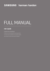 Samsung HW-Q60R Manual Del Usuario