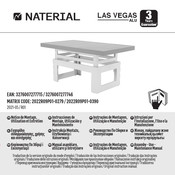 Naterial LAS VEGAS Instrucciones De Montaje, Utilización Y Mantenimiento