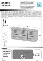 Forte STAIRS SIRK232B Montaje