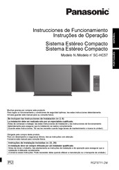 Panasonic SC-HC57 Instrucciones De Funcionamiento