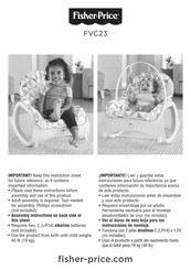 Fisher-Price FVC23 Manual De Instrucciones