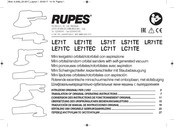 Rupes LE71TE Traducción De Manual De Instrucciones Original