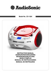 AudioSonic CD-1584 Manual De Instrucciones