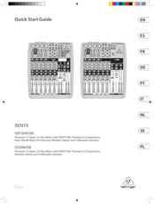 Behringer XENYX QX1204USB Guia De Inicio Rapido