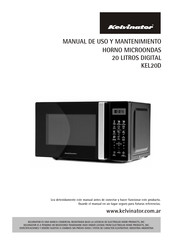 Kelvinator KEL20D Manual De Uso Y Mantenimiento