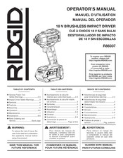 RIDGID R86037 Manual Del Operador