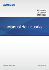 Samsung SM-G800Y Manual Del Usuario