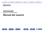 Denon AVR-X4400H Manual Del Usuario