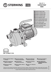 STERWINS SURFACE PUMP 900W Manual De Instrucciones