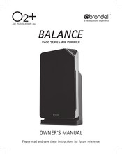 brondell O2+ BALANCE P400 Serie Manual Del Usuario