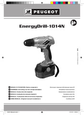 PEUGEOT EnergyDrill-1014N Manual