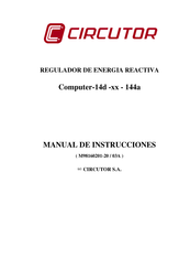 Circutor Computer-144a Manual De Instrucciones