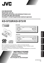 JVC KD-S731R Manual De Instrucciones