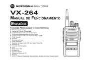 Motorola VX-264 Manual De Funcionamiento