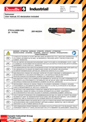 Desoutter PT014-L6000-S4Q Manual Del Usuario